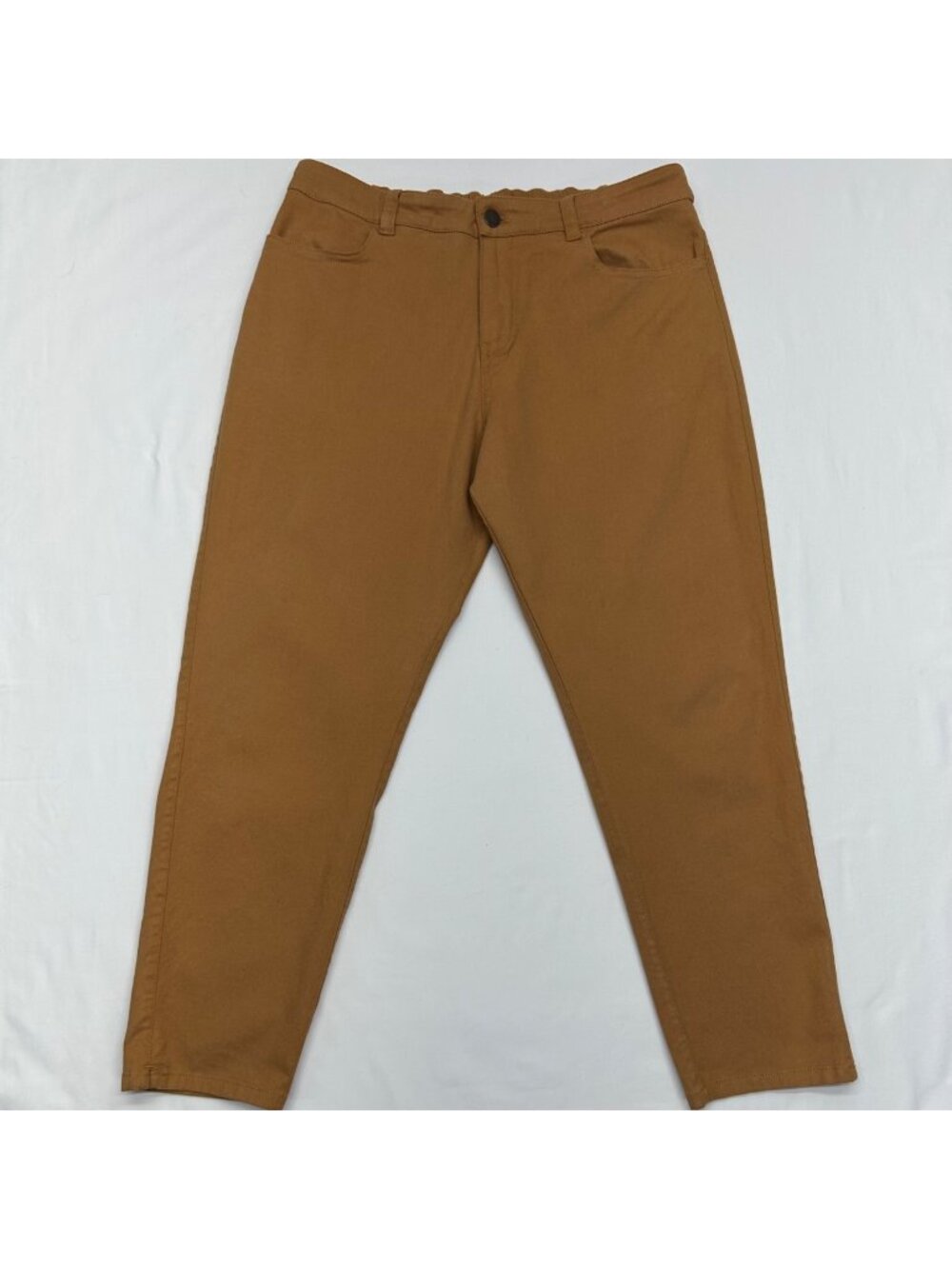Pact Women's Organic Cotton Slim Fit Brown Pants L